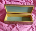 11x4x3 20th Century To Modern Day Egyptian Wooden Trinket Box Ex-great Cond 