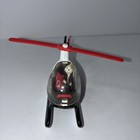 Vintage Jack In The Box Restaurant Toy Black Helicopter With Jack In The Box Man