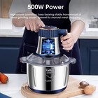 5l Electric Meat Grinder Stainless Steel Multifunctional Food Chopper Blenders
