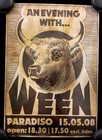 Ween Concert Poster Europe Tour 2008 Paradiso Amsterdam 5 15 08 Boognish  08