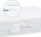 Waterproof Zippered Crib Mattress Protector Encasement 6 Side Cover 52   x 28   