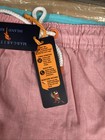 Margaritaville Men   s Swim Trunks Beach Shorts Hibiscus Print Size L Pink New
