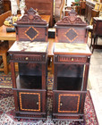 French Antique Louis Xvi Rosewood Pair Of Nightstand