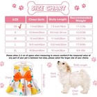 5 Pcs Set Dog Clothes Dogs Bowknot Floral Puppy Dresses Summer Outfits x-small