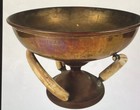 Large 1908 Corintian Yacht Club Dory Racing Trophy Copper Tusks Marblehead Mass 