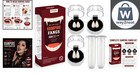 Realistic Vampire Fangs With 3 Sizes And Adhesive - Ideal For Halloween Parties