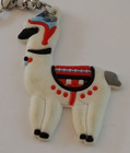 Llama Alpaca Figure Novelty Keychain Accessory