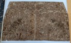 Walnut Burl Cluster Wood Veneer  18 75    L X 15 25    W  Raw No Backing  1 42 Thick