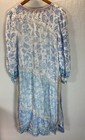 Farah Talib Aziz Pink Blue Pakistani Shirt Size Xs Beaded Embellished