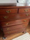 Vintage Pennsylvania House Cherry Wood Highboy Dresser - Independence Hall Repro
