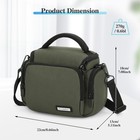 Digital Camera Shoulder Bag Dslr Slr Waterproof Padded Case For Canon Nikon Sony