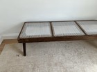 Raw Pierre Jeanneret Bench From Chandigarh India Mid Century Vintage Teak