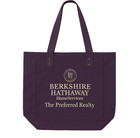Vintage Berkshire Hathaway Home Services Preferred Realty Tote Bag Purple