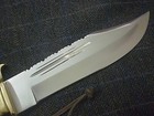 Vintage Natural Bone Handle Bowie Hunting Knife Historical Large Knife Replica