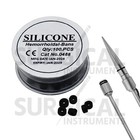 Silicone Hemorrhoid Bands Latex O Rings Set Black Rubbers For Ligator Surgical