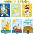 48pcs Christian Bible Coloring Books For Kids Diy Art Drawing Book