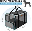 Pet Dog Carriers Soft-sided Airline Approved odorless Soft Travel Carrier Bag