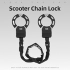 Rockbros Scooter Lock  Anti Theft Safety Bike Handcuff Chain Lock With 2 Keys