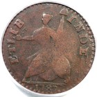 1787 M 1 1-a R-3 Pcgs Vf 25 Sm Hd Right Connecticut Colonial Copper
