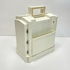Vintage Folding Threads   Notions Caddy Portable Sewing Box   28 Thread Spools
