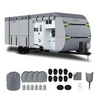 Rv Cover Upgraded 8 Layers Top Camper Cover Windproof Travel Trailer Rv Cover