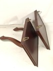 Vintage Kittinger Colonial Williamsburg Restoration Mahogany Wood Wall Shelf Set