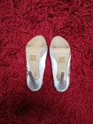 Paradox London Ivory Satin Embellished Wedding Shoe Size 6 5