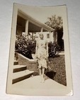 Rare Antique Vintage Beautiful American Fashion Woman  Gorgeous Snapshot Photo 