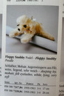 Vintage 1959-1963 Steiff Floppy Snobby Poodle Dog Mohair Plush W Button 7317 04