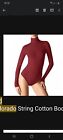  260 Wolford Colorado Rust Red Bodysuit L Large