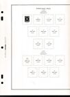 Seven Used Scott Album Us Stamp Pages For Postage Dues J1-j101