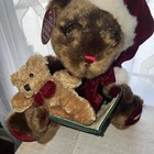 Dan Dee Animated Xmas Plush Grandpa Bear Reading The Night Before Xmas With Tags