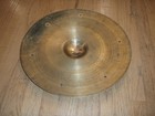 Vintage Avedis Zildjian Co Usa Stamp Turkish 16  Vented Effects Crash Cymbal