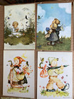 Lot Of 11 Vintage New Unposted Unused Hummel Postcards printed In Germany girls 