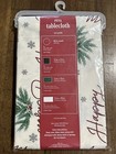 Treasured Traditions Peva Table Cloth Holly Christmas Holiday 52   x52    New 