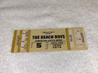 The Beach Boys 1976 Unused Concert Ticket Dallas Texas Brian Dennis Wilson Usa