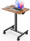 Home Mobile Portable Laptop Desk Adjustable Height Rolling Small Standing Desk