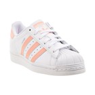 Adidas Originals Superstar J Big Kids  Shoes Cloud White-ambient Blush Gz9097