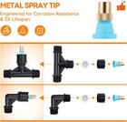 6-nozzle Poly Boom Wand With 3 8  Brass Fitting  7 5 Ft  Atv Sprayer Boom  Wide-