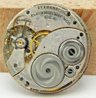 1925 Antique Elgin 301 12 Size 7 Jewel Hunting Pocket Watch Movement With Dial