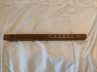 Vintage Hand Carved Flute Made In Yugoslavia 12 1 4    Long Beautiful Designs
