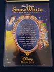 Walt Disney Snow White   The Seven Dwarfs 3-d Lenticular Disney Movie Club Card