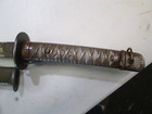 Wwii Japanese Nco Sword   Matching Numbers On Blade And Scabbard Grease  l19