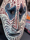 Old Papua New Guinea Eastern Highlands Carved Wooden Mask   Wall Hanging