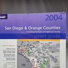 Vintage 2004 Thomas Guide San Diego Orange Counties Street Map Rand Mcnally Usa