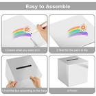 Money Box Memory Cards Reception Centerpiece Box  sliver 