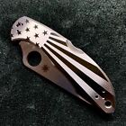 Spyderco Stainless Delica 4 C11p Saber Ground Frn Plain Edge Knife Usa Starburst