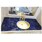 Lapis Lazuli Countertops Slab  Marble Gemstone Bathroom Counter Top Furniture