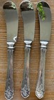 Towle Sterling Silver stainless Steel Butter Spreader Knives Set Of -8 Vintage