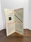 Vintage 1975 Ohio Turnpike Road Map And Guide Interstate Routes 80 76 90